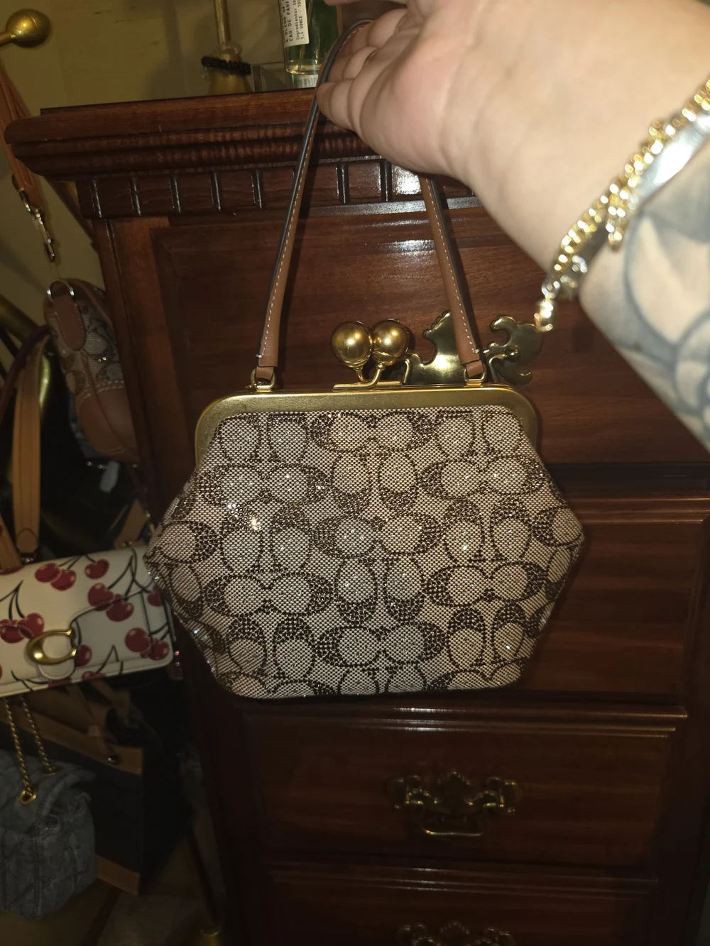Coach wristlet signature